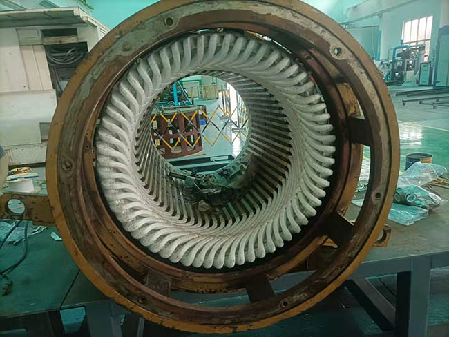 浅析关于泰富西玛高压电机的电晕损伤。