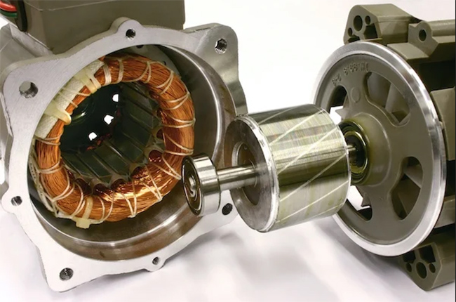 图1单相电机的内部结构 图1单相电机的内部结构