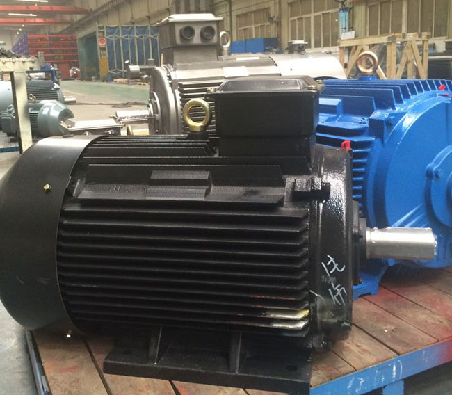 图为西安西玛电机生产的YE5系列高效三相异步电机照片 图为西安西玛电机生产的YE5系列高效三相异步电机照片